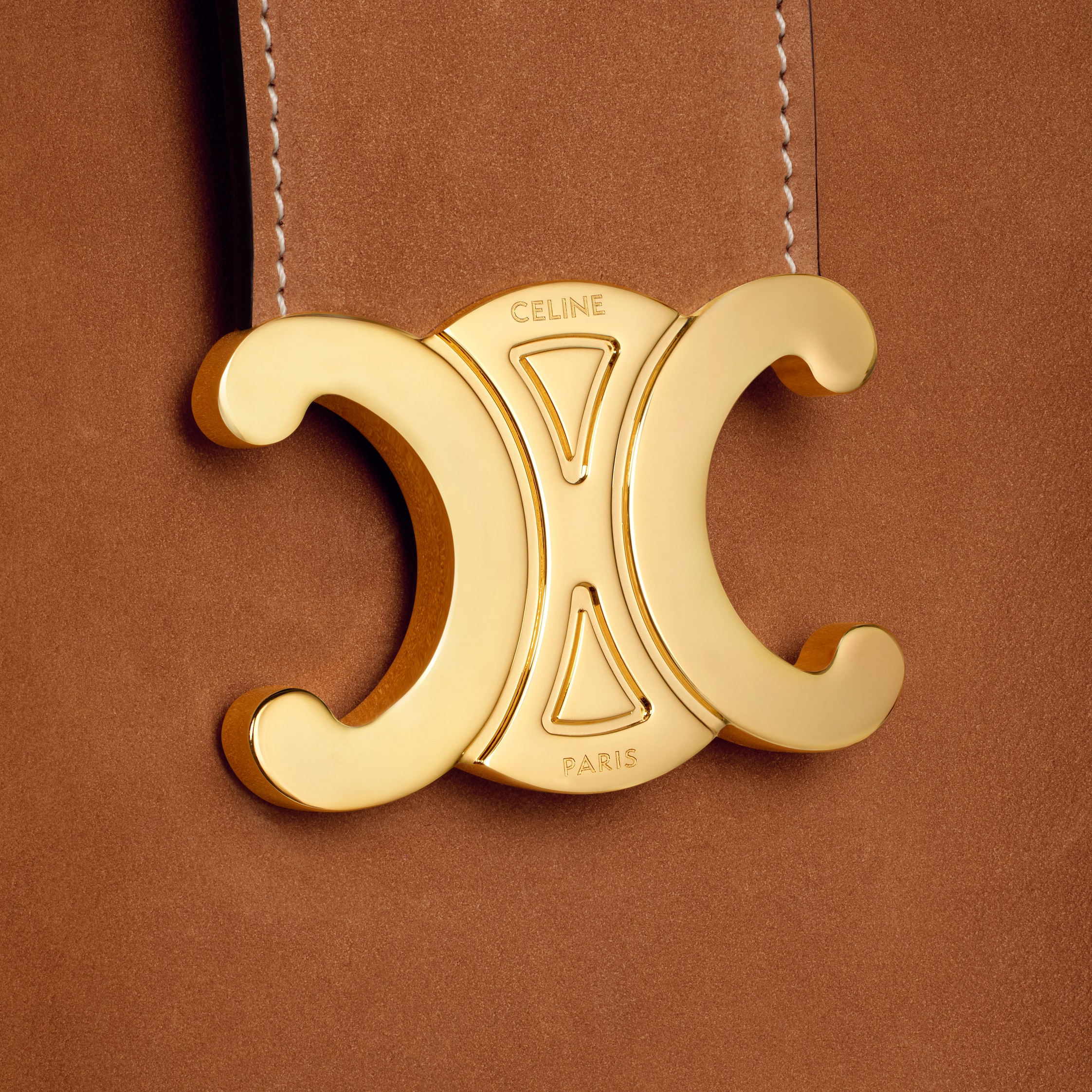 CELINE MEDIUM BUCKET LOUISE IN NUBUCK CALFSKIN - Image 2